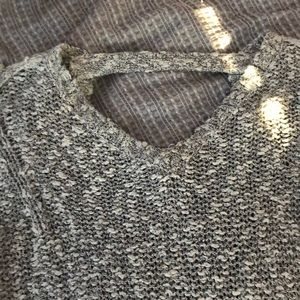 Hollister sweater with low back